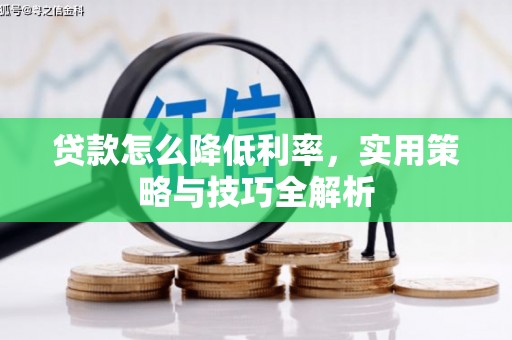 弋阳贷款怎么降低利率，实用策略与技巧全解析