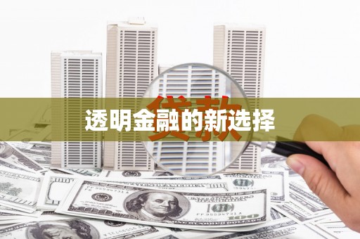 弋阳透明金融的新选择