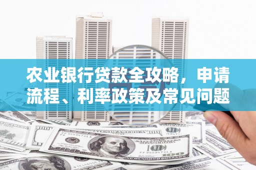 弋阳农业银行贷款全攻略，申请流程、利率政策及常见问题解析