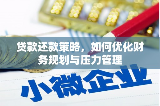 弋阳贷款还款策略，如何优化财务规划与压力管理