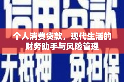 弋阳个人消费贷款，现代生活的财务助手与风险管理