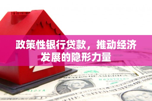 弋阳政策性银行贷款，推动经济发展的隐形力量