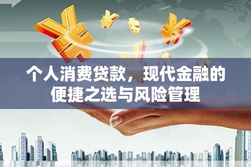弋阳个人消费贷款，现代金融的便捷之选与风险管理