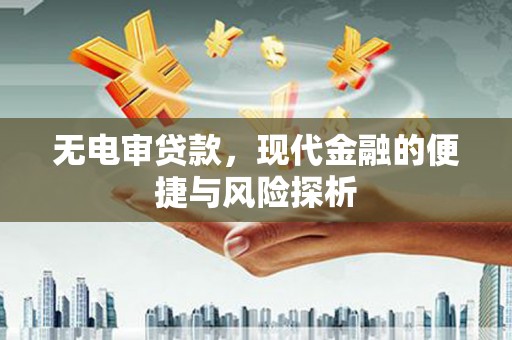 弋阳无电审贷款，现代金融的便捷与风险探析