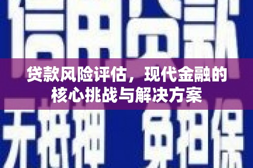 弋阳贷款风险评估，现代金融的核心挑战与解决方案