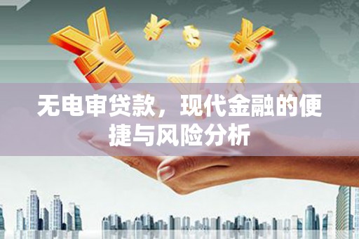 弋阳无电审贷款，现代金融的便捷与风险分析