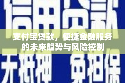 弋阳支付宝贷款，便捷金融服务的未来趋势与风险控制
