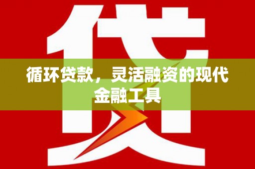 弋阳循环贷款，灵活融资的现代金融工具