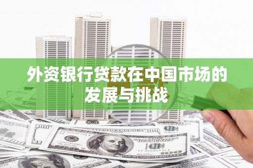 弋阳外资银行贷款在中国市场的发展与挑战