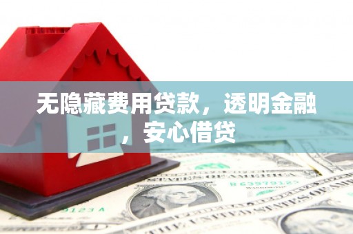 弋阳无隐藏费用贷款，透明金融，安心借贷
