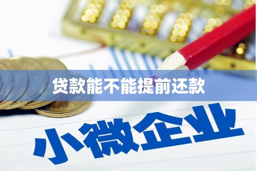 弋阳贷款能不能提前还款