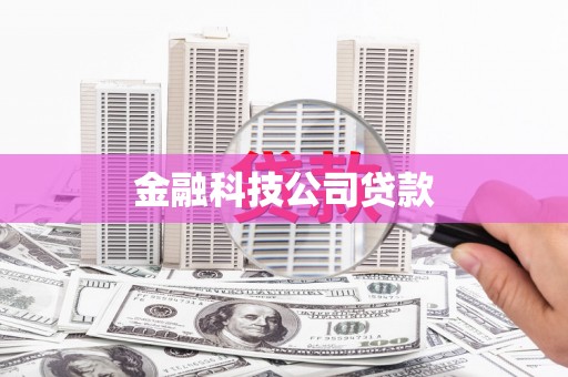 弋阳金融科技公司贷款