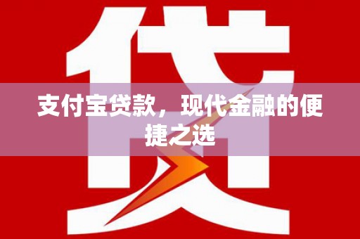 弋阳支付宝贷款，现代金融的便捷之选