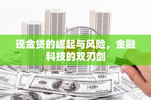 弋阳现金贷的崛起与风险，金融科技的双刃剑