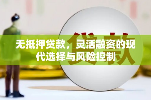 弋阳无抵押贷款，灵活融资的现代选择与风险控制