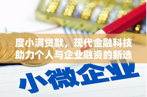 弋阳度小满贷款，现代金融科技助力个人与企业融资的新选择