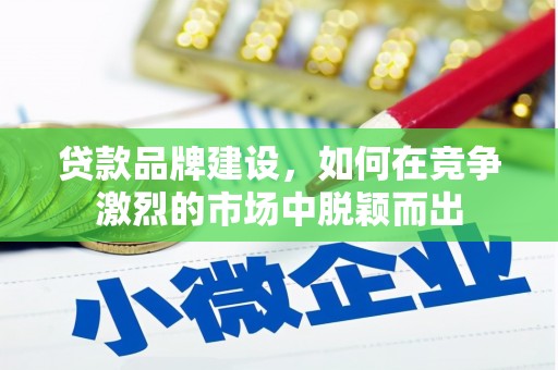 弋阳贷款品牌建设，如何在竞争激烈的市场中脱颖而出