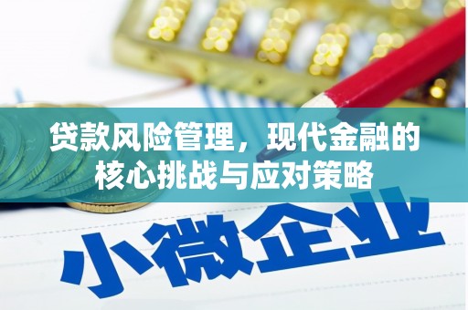 弋阳贷款风险管理，现代金融的核心挑战与应对策略