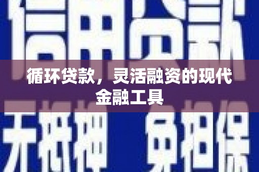 弋阳循环贷款，灵活融资的现代金融工具