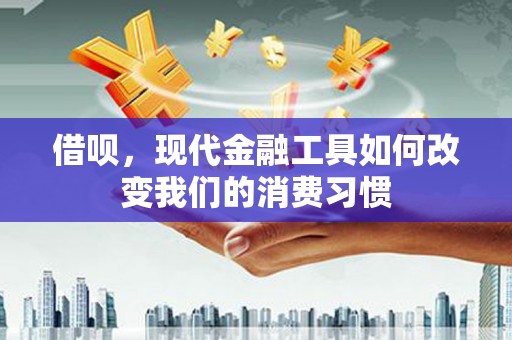弋阳借呗，现代金融工具如何改变我们的消费习惯