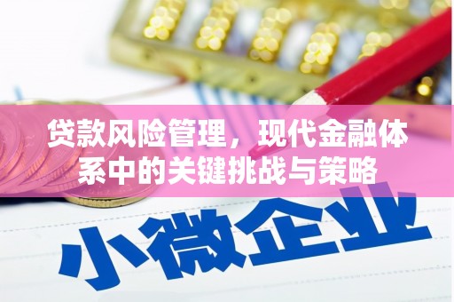 弋阳贷款风险管理，现代金融体系中的关键挑战与策略