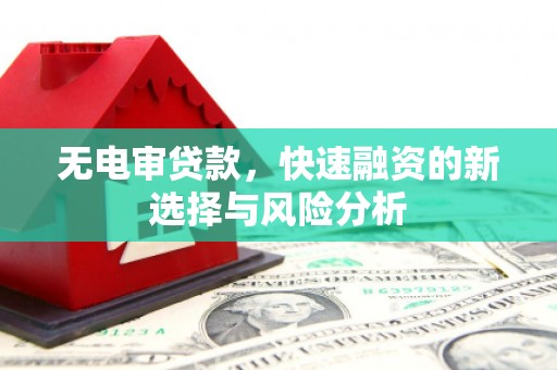 弋阳无电审贷款，快速融资的新选择与风险分析