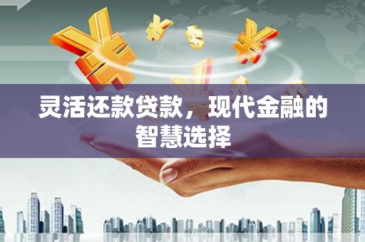 弋阳灵活还款贷款，现代金融的智慧选择