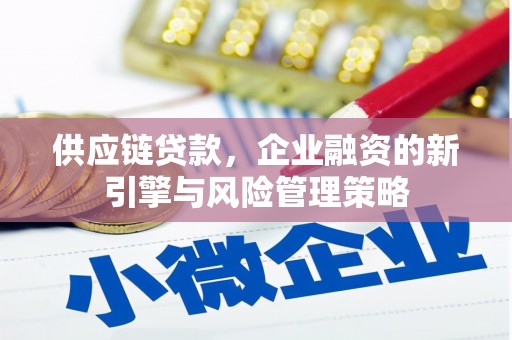 弋阳供应链贷款，企业融资的新引擎与风险管理策略