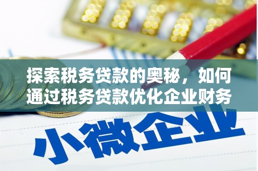 弋阳探索税务贷款的奥秘，如何通过税务贷款优化企业财务
