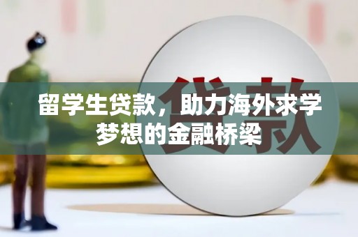 弋阳留学生贷款，助力海外求学梦想的金融桥梁