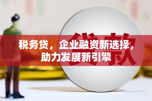 弋阳税务贷，企业融资新选择，助力发展新引擎
