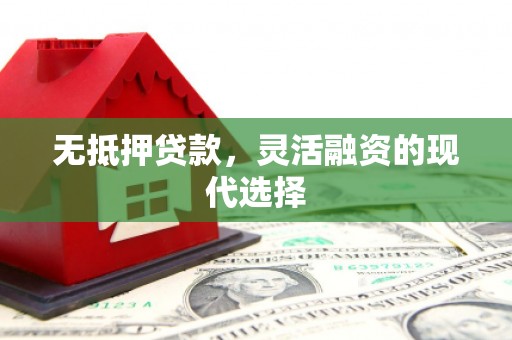 弋阳无抵押贷款，灵活融资的现代选择