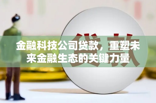 弋阳金融科技公司贷款，重塑未来金融生态的关键力量