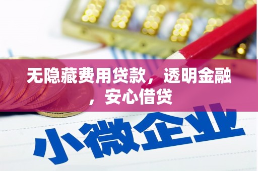 弋阳无隐藏费用贷款，透明金融，安心借贷