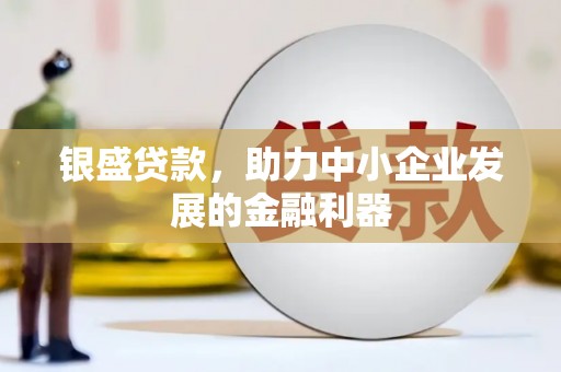 弋阳银盛贷款，助力中小企业发展的金融利器