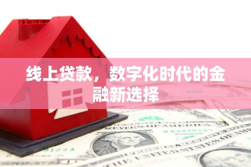 弋阳线上贷款，数字化时代的金融新选择