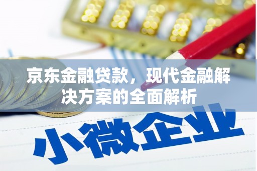 弋阳京东金融贷款，现代金融解决方案的全面解析