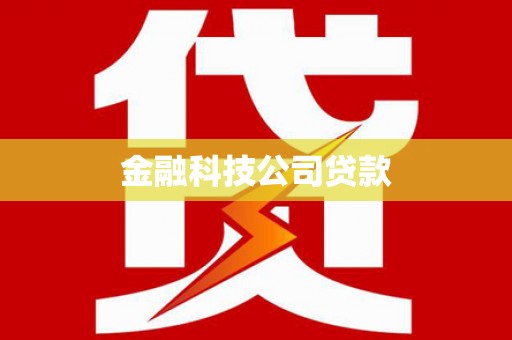弋阳金融科技公司贷款