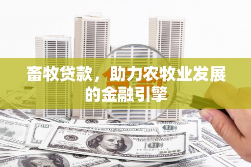 弋阳畜牧贷款，助力农牧业发展的金融引擎
