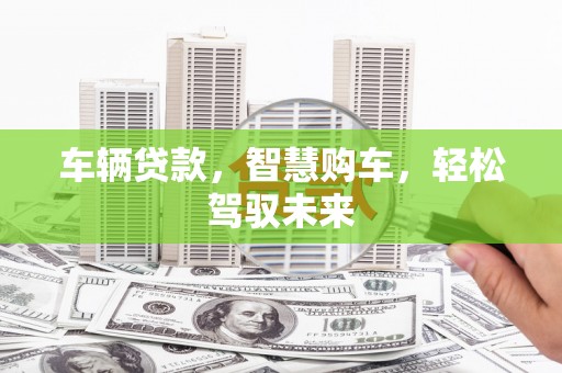 弋阳车辆贷款，智慧购车，轻松驾驭未来