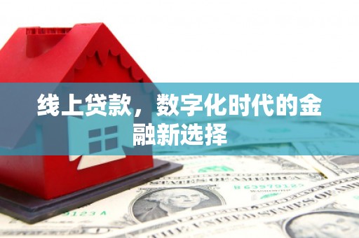 弋阳线上贷款，数字化时代的金融新选择