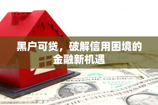弋阳黑户可贷，破解信用困境的金融新机遇