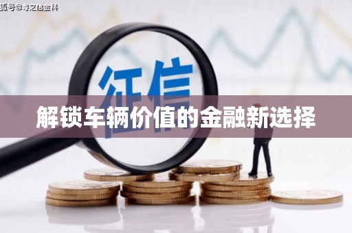 弋阳解锁车辆价值的金融新选择