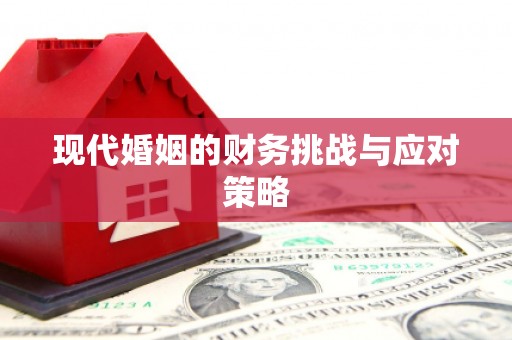 弋阳现代婚姻的财务挑战与应对策略