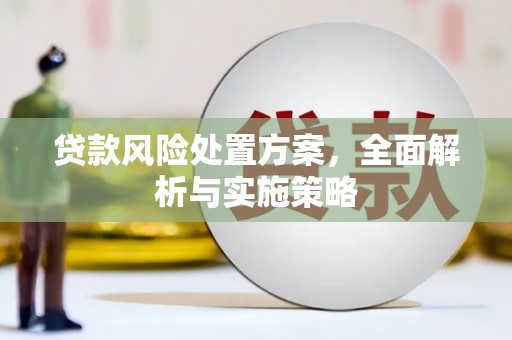 弋阳贷款风险处置方案，全面解析与实施策略