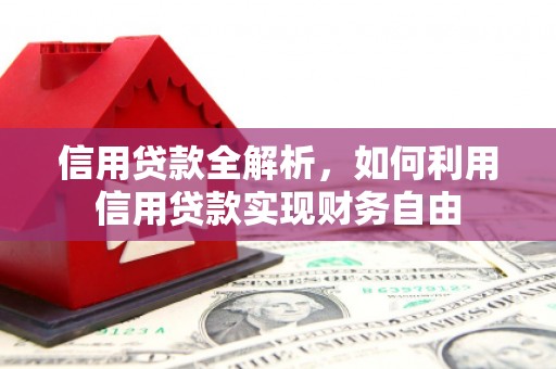弋阳信用贷款全解析，如何利用信用贷款实现财务自由