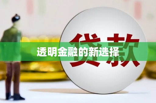 弋阳透明金融的新选择